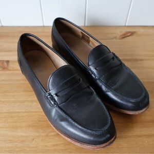 J Crew Ryan Italian Leather Penny Loafers - women’s size 8